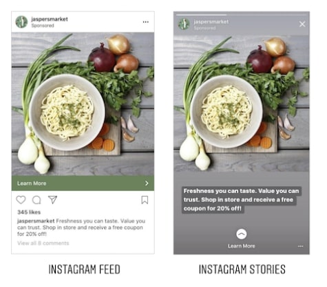 advertise on Instagram - story ads