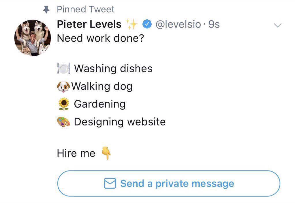 Pinned Tweet