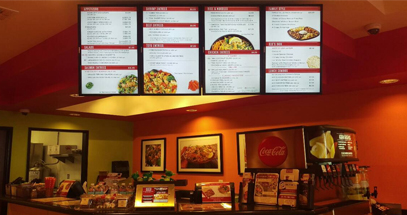 Digital menu board