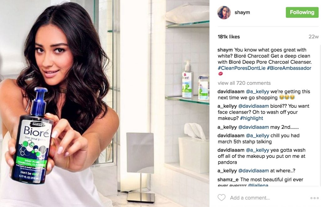 Selling by influencer