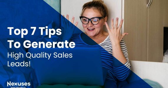 Woman happy with sales